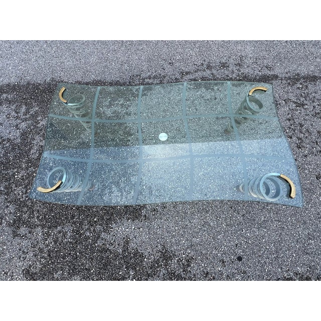 Stylish Spiral Metal Legs Coffee Table For Sale - Image 10 of 12