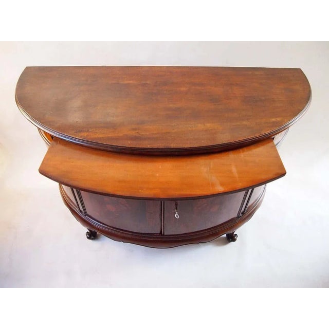 Wood Cabinet in Walnut, 1875 For Sale - Image 7 of 9