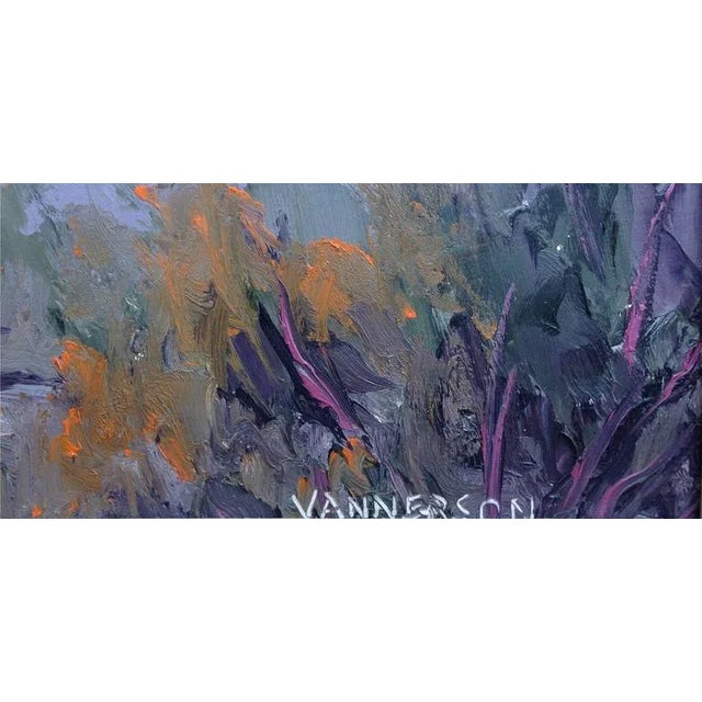 Mid 20th Century White Sands Landscape Oil Painting by Lucien C. Vannerson, Framed For Sale - Image 4 of 5