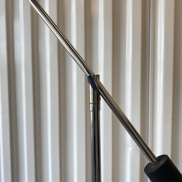 Midcentury Modern Adjustable Cantilever Floor Lamp Attributed to Sonneman For Sale - Image 12 of 13