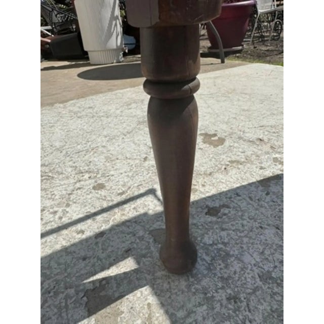 Early 19th Century Victorian Style Wood Sideboard Marble Top For Sale - Image 9 of 11