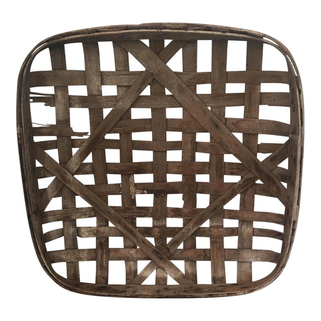 Antique West Virginia Split Wood Tobacco Basket Chairish