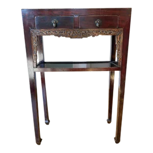 Early 19th Century Antique Two-Layer High Incense Stand