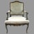 Black Century Italian Regence Régence Gilt and Painted Arm Chairs - a Pair For Sale - Image 8 of 13
