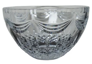 2005 Waterford Cut Crystal Prentiss Bowl Candy Compote Discontinued