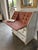 Baby Blue Early 19th C. Swedish Gustavian Style Painted Drop Front Writing Desk For Sale - Image 8 of 10
