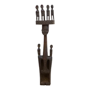 Finely Carved Mid 20th Century Tribal Instrument