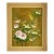Original Chinese Floral Painting With Birds, Signed, Custom Mat For Sale