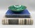 Gorgeous, polished malachite trinket bowl or vide poche. This piece is striking with its stunning green swirl pattern...