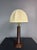 Brutalist French Wood Turned Mushroom Table Lamp in the style of Charles Dudouyt, 1950s For Sale - Image 12 of 12