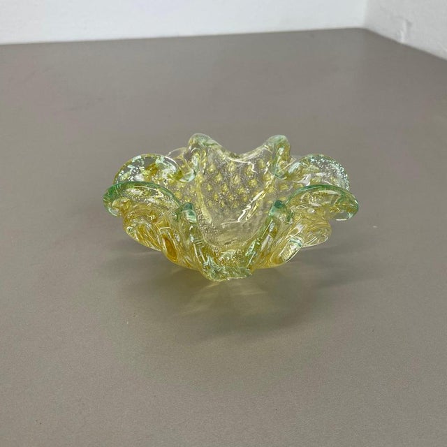 Article: Murano glass bowl, ashtray element Producer: Barovier and Toso Origin: Murano, Italy Decade: 1970s This original...