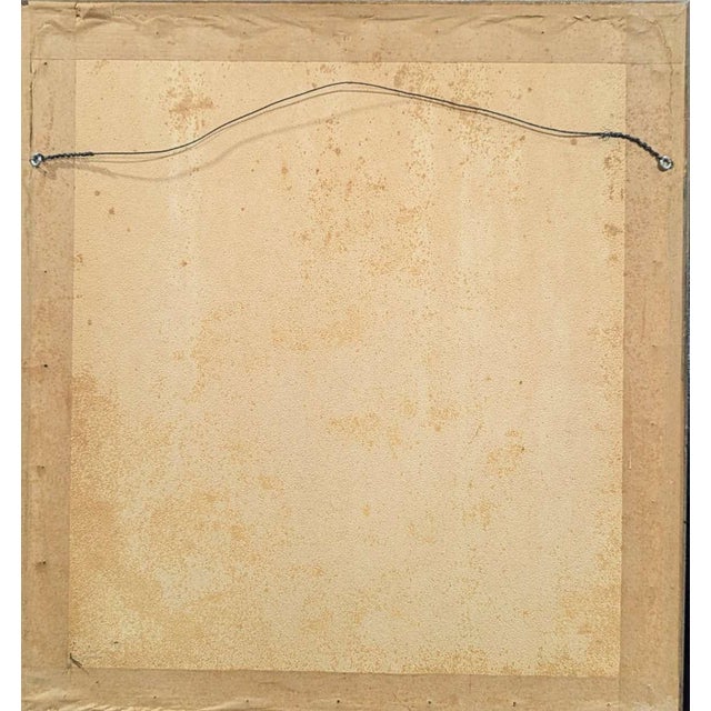 Gray Vintage 1972 Signed Thomas Fransioli Painting For Sale - Image 8 of 9