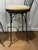 Late 20th Century Pair Charleston Forge Gray Wrought Iron Arched Swivel Bar Stools For Sale - Image 10 of 12