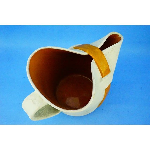 Modernist Ceramic Jug Vase by Studio Umbria ARS Umbra Umbertide, 1950s For Sale - Image 10 of 18