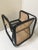 Large Rattan Armchair with Cane Back and Seat For Sale - Image 5 of 16