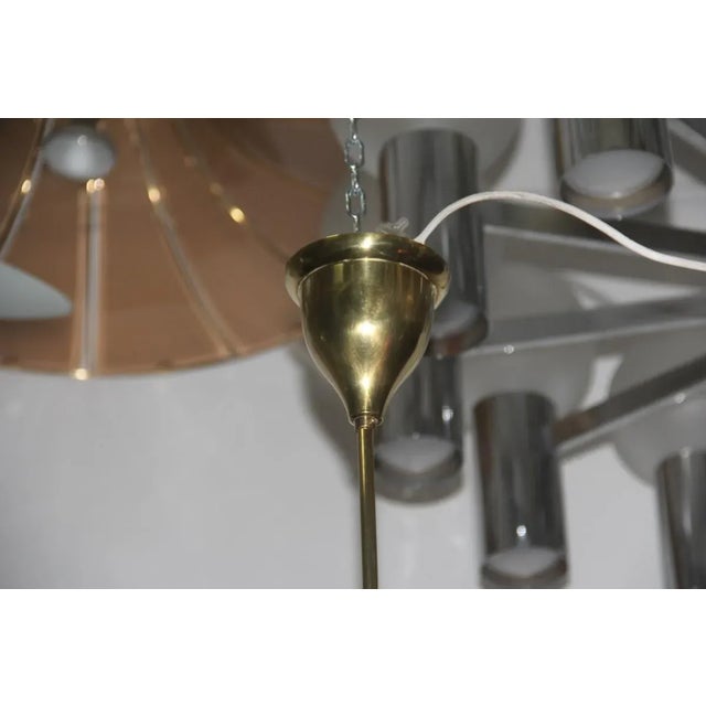 Chandelier by Oscar Torlasco for Lumi Milano, 1950s For Sale - Image 11 of 16