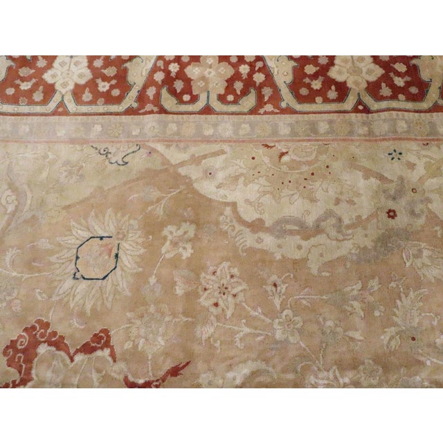 Textile Galerie Shabab Collection Mid-20th Century Persian Tabriz Large Room Size Carpet For Sale - Image 7 of 10