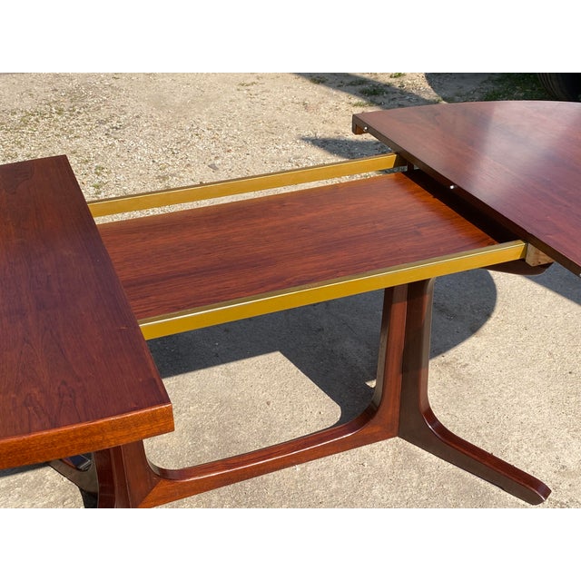 Scandinavian Baumann Round Oval Table in Rosewood, 1960s, Set of 3 For Sale - Image 9 of 18