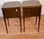 1930s Pair of French Louis XVI Walnut Nightstand / Bedside Table For Sale - Image 16 of 18