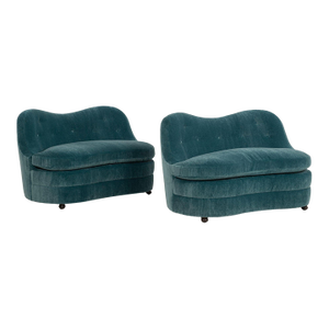 Edward Wormley Style Pair of Sofas, 1945