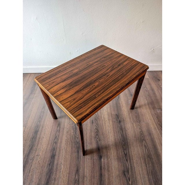 Mid-Century Modern Danish Modern Vintage Rosewood End Table For Sale - Image 3 of 6