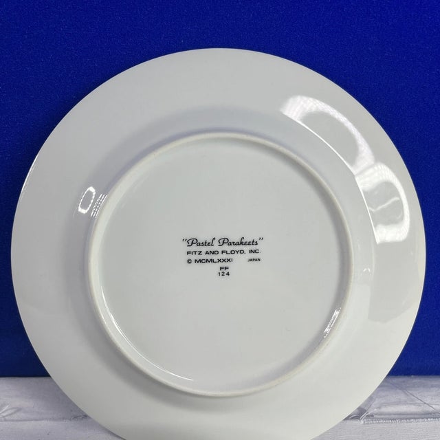 Add a touch of whimsical elegance to your table with this beautiful set of 4 vintage Fitz & Floyd salad plates. Each plate...