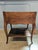 Antique French Walnut Step Down Side Table With Shelf For Sale In Baltimore - Image 6 of 10