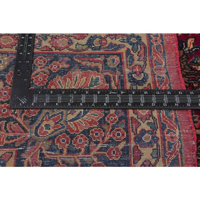 Textile Antique Persian Sarouk Rug, 09'02 X 16'09 For Sale - Image 7 of 10