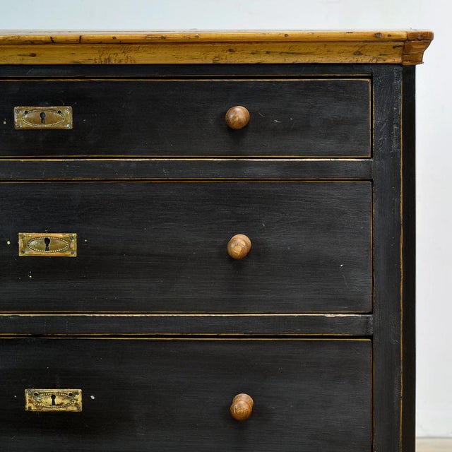 Pine Chest of Drawers, 1910s For Sale - Image 10 of 15