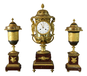 Antique Fireplace Set, 1820, Set of 3
