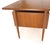 Danish Mid-Century Modern Floating Teak Desk Bookcase File Drawer Key For Sale - Image 9 of 12