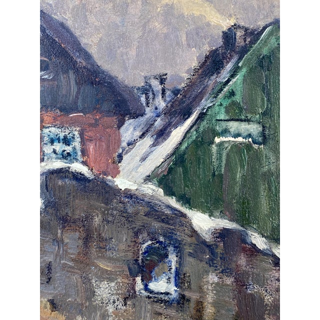 Modern Richard Albitz, The Christmas Post, 1910, Oil on Canvas For Sale - Image 3 of 10