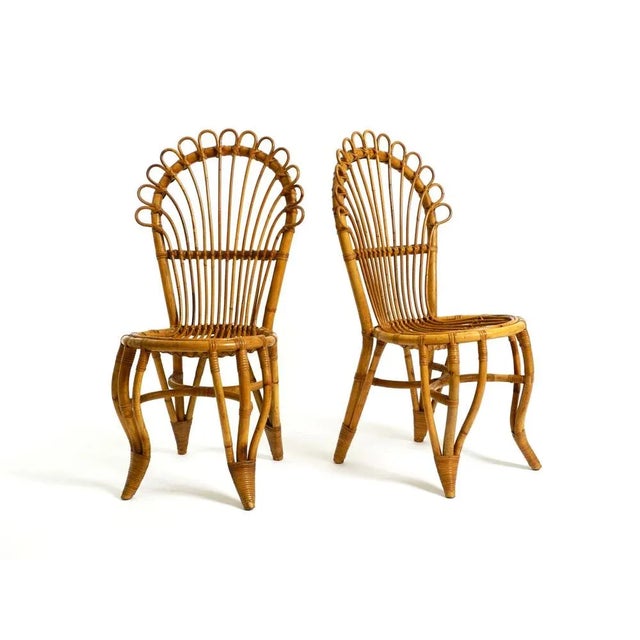 Bamboo Chairs, Italy, 1960s, Set of 2 For Sale - Image 17 of 18