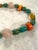 Contemporary Turquoise, Branch Coral, and Rose Quartz 18" Beaded Necklace - Designed by Matthew Izzo For Sale - Image 3 of 6