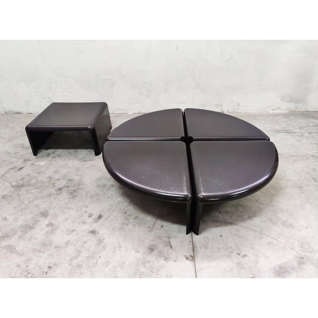 Modular Coffee Tables in Plastic by Rodolfo Bonetto, 1970s, Set of 5 For Sale - Image 3 of 8