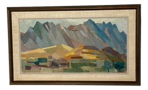 Arne Bohman, Spain, 1961, Oil on Panel, Framed