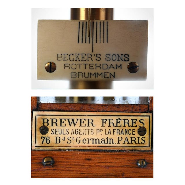 Laboratory Brewer Frères Scale, 1930s For Sale - Image 4 of 7