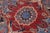 Rustic Kazak Orange/Blue Wool Rug - 8'1''x10'0'' For Sale - Image 4 of 10
