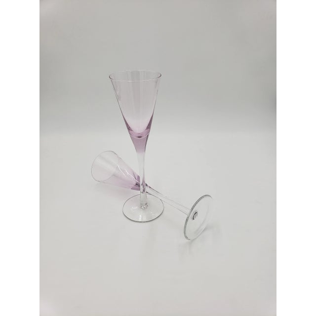 This pair of stunning Luminarc French flutes with pink stems are a gorgeous addition to any elegant affair. Known as...