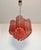 Modern Quadriedri Glass Chandelier in 60 Pink Prism Quadriedri, 1990 For Sale - Image 9 of 17
