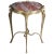 French Bronze Pompom Table or Side Table For Sale