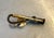 English Equestrian Carved Bone, Metal & Leather Horse Head Brooch For Sale - Image 3 of 3