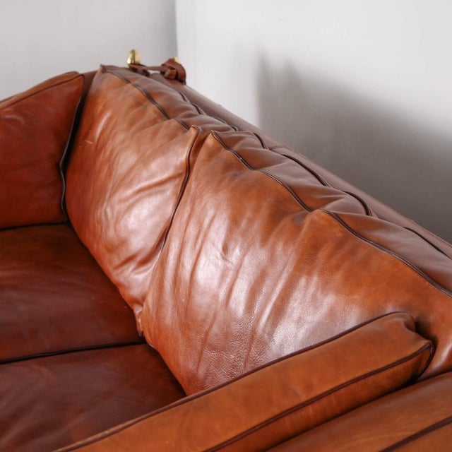 Knole Leather Sofa, 1980s For Sale - Image 12 of 18