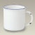 Shabby Chic Seven Nautical White Distressed Ceramic Mugs For Sale - Image 3 of 9