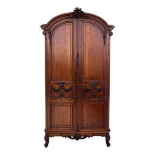 Walnut Wardrobe, France, 1880 For Sale
