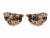 Modern Late 20th Century 14K Pink Rose Gold Multi Color Diamond Knot Earrings Estate, Pair For Sale - Image 3 of 6