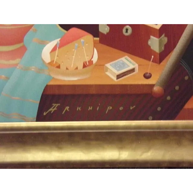 Impressionist "Enchanted Journey" Contemporary Figurative Hand Signed Giclee on Canvas by Anton Arkhipov, Framed For Sale - Image 3 of 4