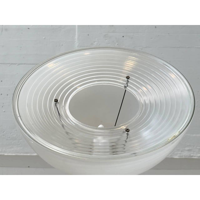 White Pendant Lamp by Mathieu Matégot for Holophane, 1950s For Sale - Image 8 of 12