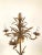 Italian Gilt Metal Candelabra Floor Lamp with Sheaf of Wheat Motif, 1963 For Sale - Image 6 of 18