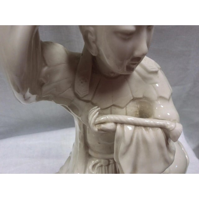 Antique Chinese Blanc De Chine Porcelain Figures - a Pair For Sale In San Antonio - Image 6 of 11